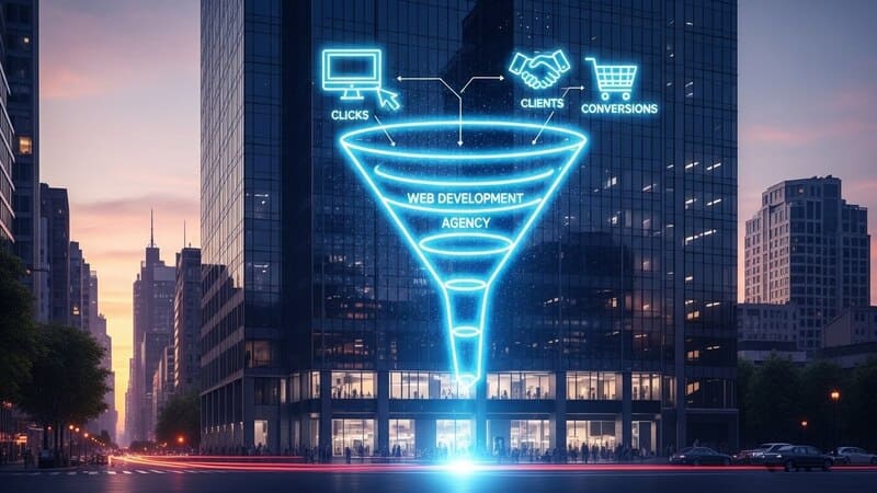 Empresa de construção de site: O guia para transformar cliques em clientes 2026