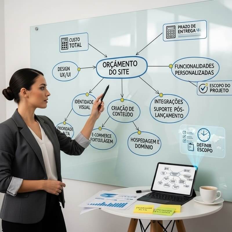 Orçamento de site WordPress