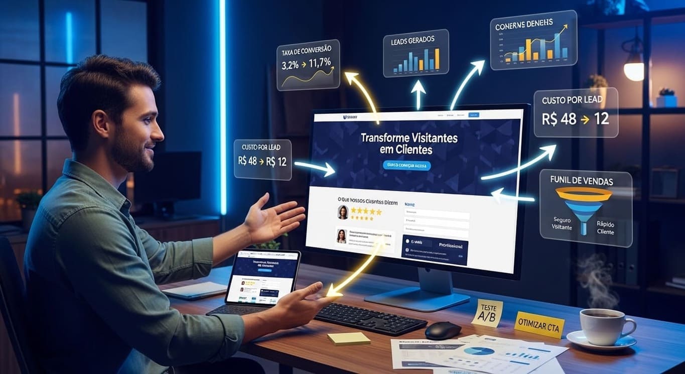 Criação de landing page de alta conversão no Seu Negócio