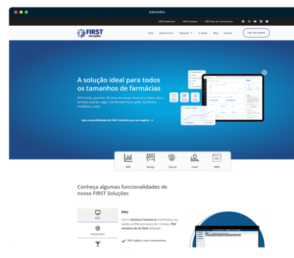 como que cria um site