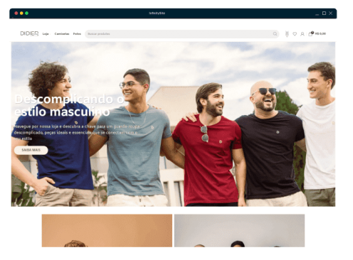 criação de um site